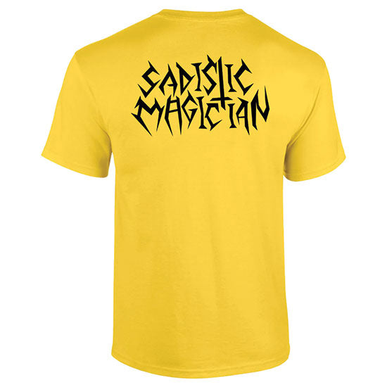 T-Shirt - Municipal Waste - Sadistic Magician - Yellow - Back