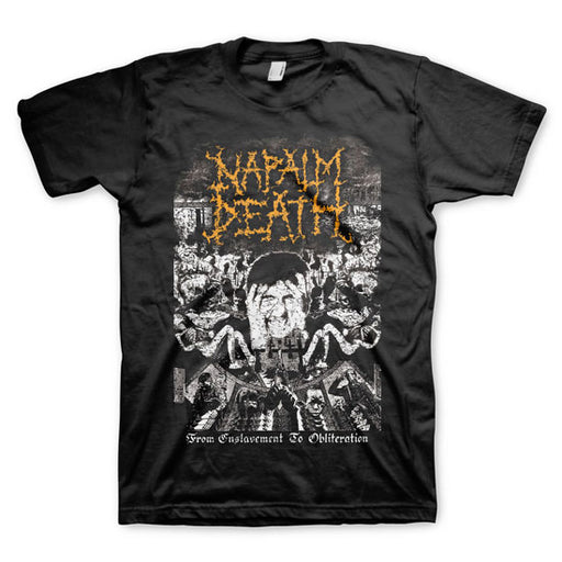 T-Shirt - Napalm Death - From Enslavement to Obliteration