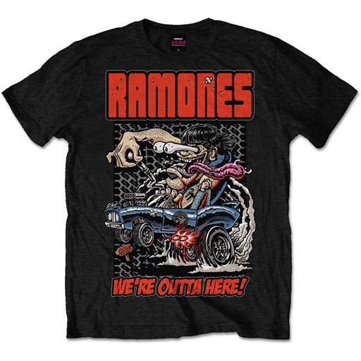T-Shirt - Ramones - We're Outta Here
