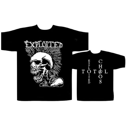 T-Shirt - Exploited (the) - Mohician Skull Total Chaos