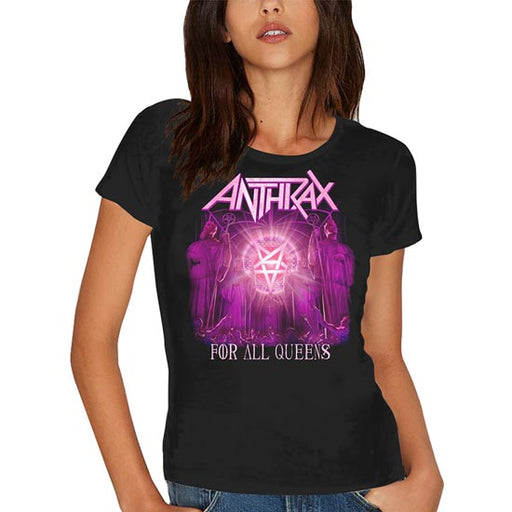 T-Shirt - Anthrax - For All Queens - Lady-Metalomania