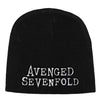Beanie - Avenged Sevenfold - White Letter Logo-Metalomania
