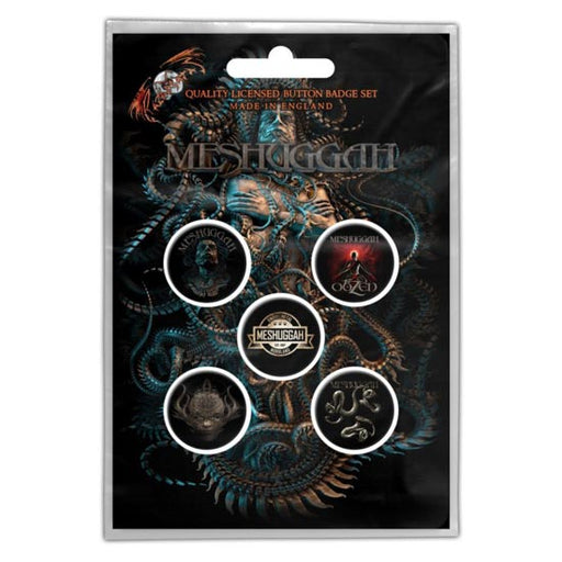 Button Badge Set - Meshuggah - Violent Sleep