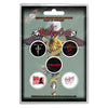 Button Badge Set - Motley Crue - Dr Feelgood