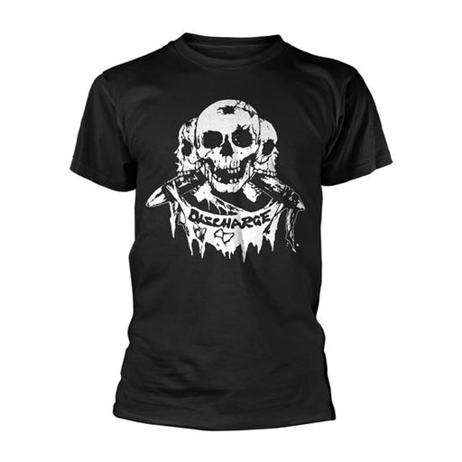 T-Shirt - Discharge - 3 Skulls