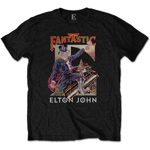 T-Shirt - Elton John - Captain Fantastic-Metalomania