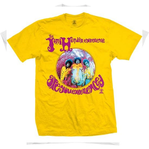 T-Shirt - Jimi Hendrix - Are you Experienced - Yellow-Metalomania