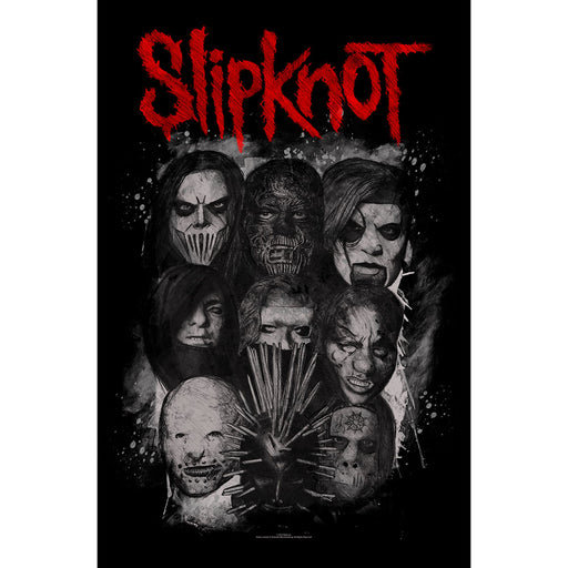 Deluxe Flag - Slipknot - Masks